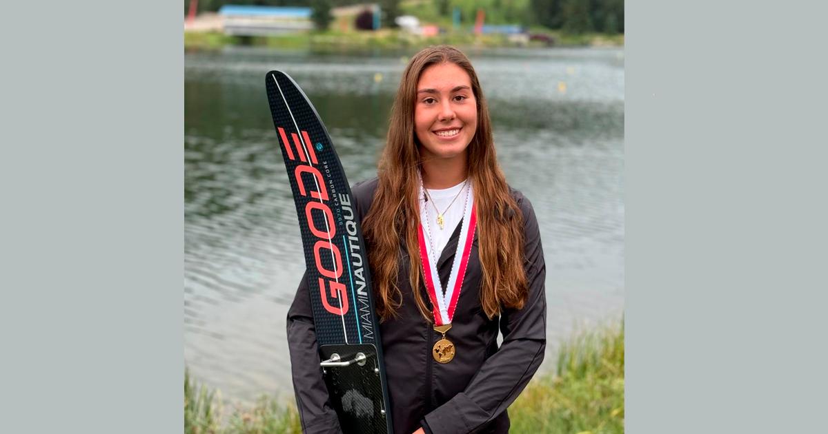 ¡Orgullo nacional! Cristhiana de Osma logró medalla de oro en Mundial de esquí acuático