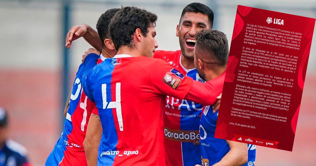 Liga Profesional emitió comunicado con respecto a los hechos en el Boys vs. Mannucci