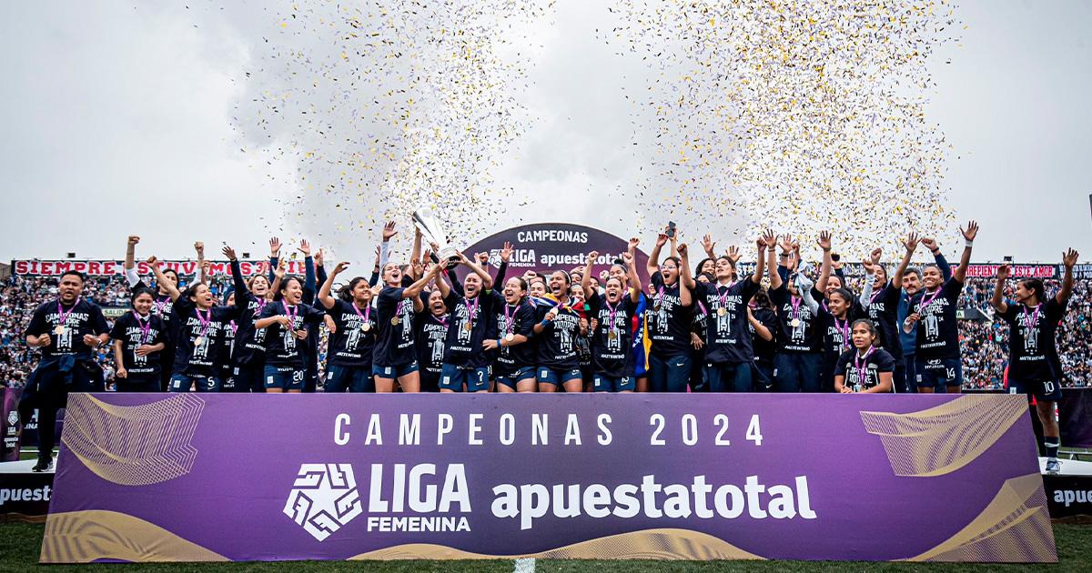 (VIDEO|FOTOS ) Alianza Lima venció a Universitario y se proclamó campeón de la Liga Femenina