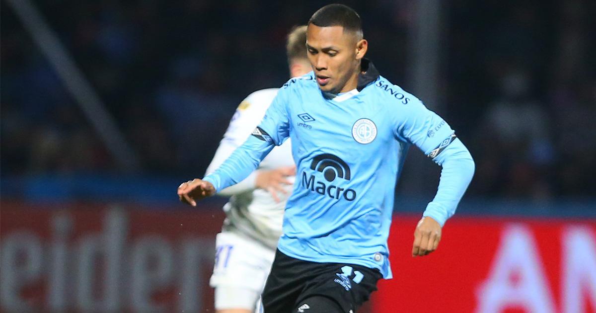 Bryan Reyna no fue convocado en Belgrano para enfrentar a Unión