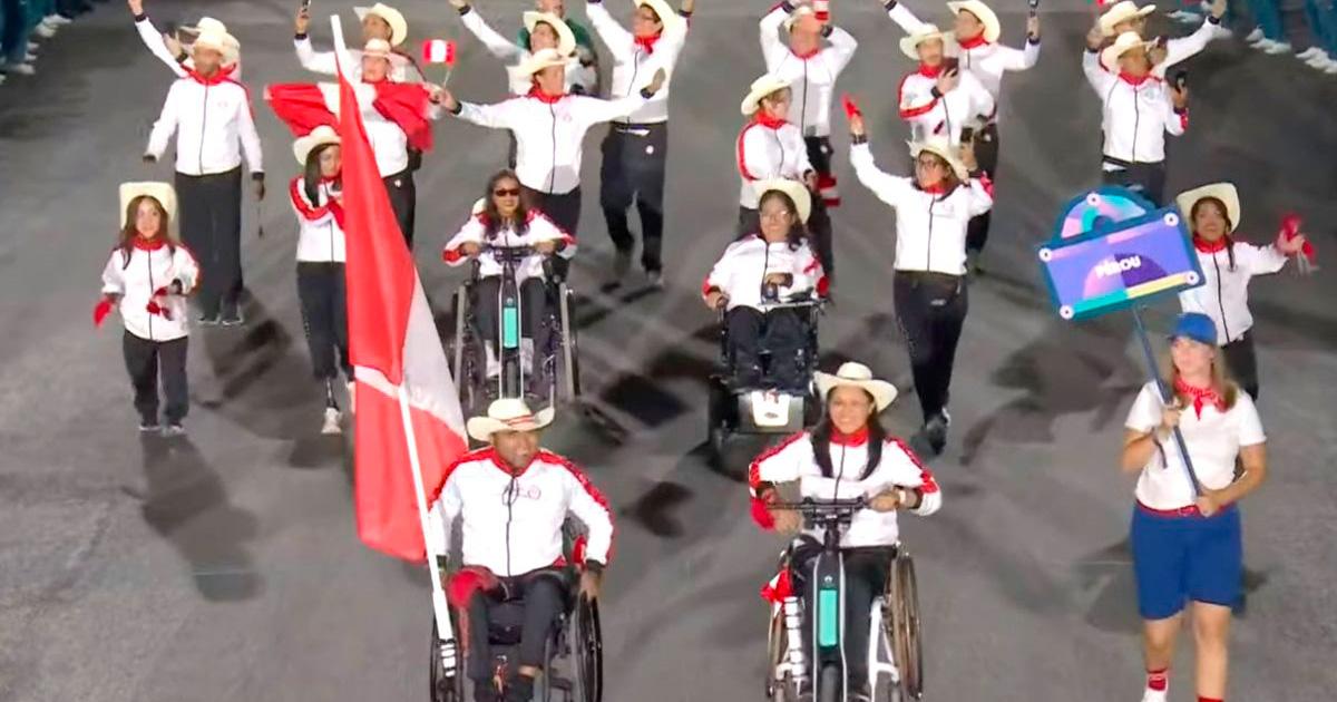 (VIDEO) ¡Por todo lo alto! Así desfiló la delegación peruana en la inauguración de los Juegos Paralímpicos