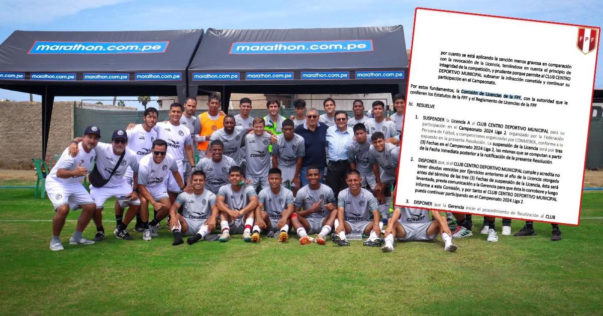 ¡Le volvieron a quitar la Licencia al Deportivo Municipal!