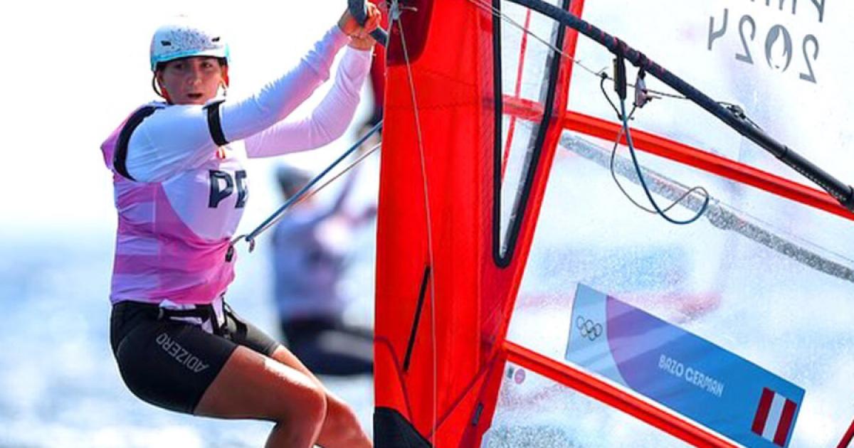 María Belén Bazzo clasificó a cuartos de final del Windsurf Femenina en Vela