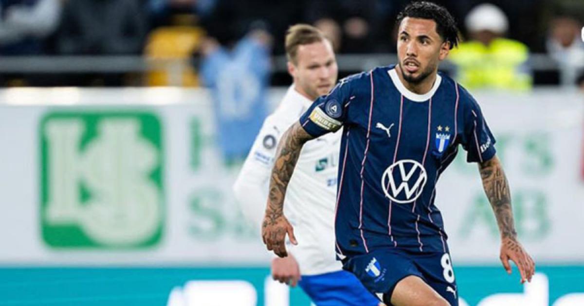 Con Peña, Malmo venció por 4-3 a Paok y clasificó a la última etapa previa de la Champions