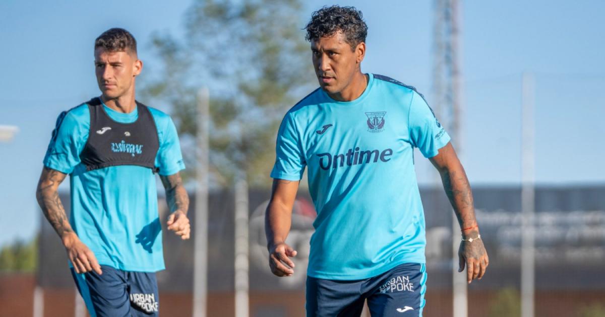 Renato Tapia tuvo su primer entrenamiento con Leganés