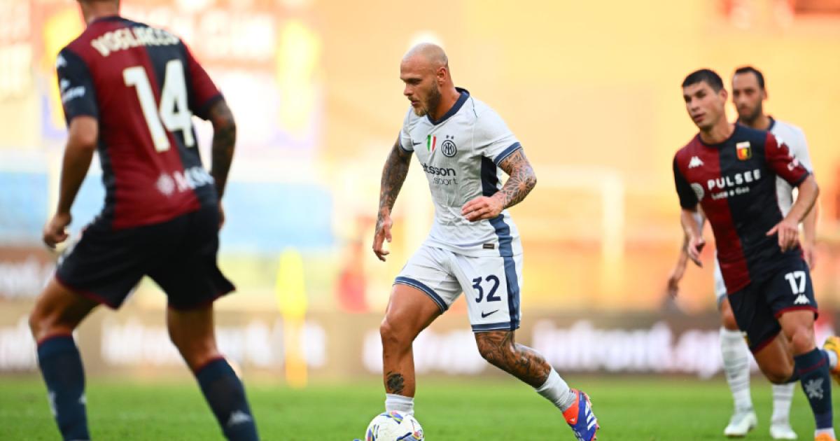Inter de Milán empató 1-1 en su visita a Genoa en el debut de la Serie A