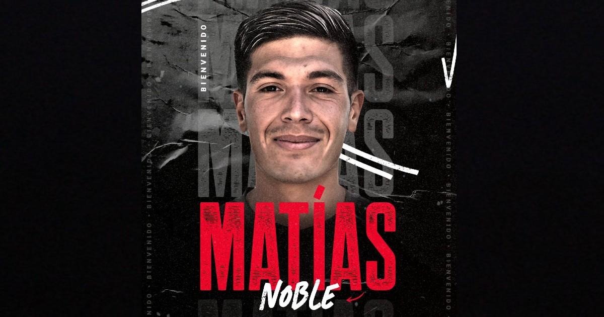 Melgar anunció el fichaje del argentino Matías Noble