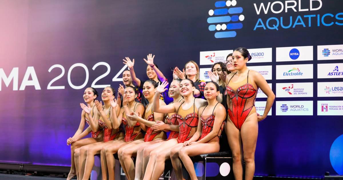 Perú entre los mejores del Mundial Junior de Natación Artística Lima 2024