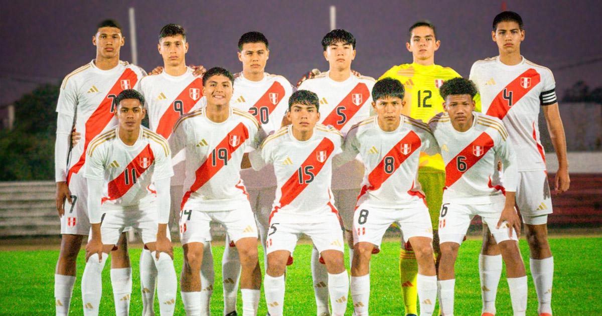 Selección peruana Sub-16 igualó 2-2 con Uruguay
