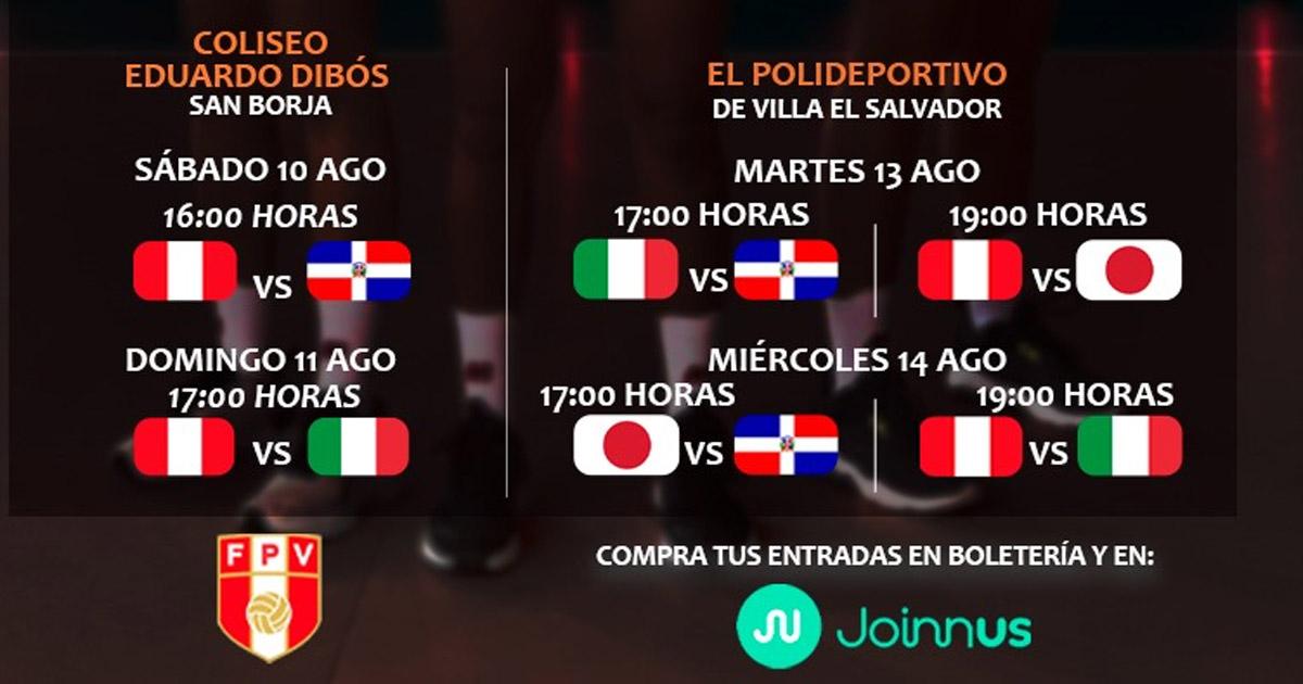Selección peruana de vóley Sub-17 enfrentará a Italia, Japón y Rep. Dominicana en cuadrangular amistoso