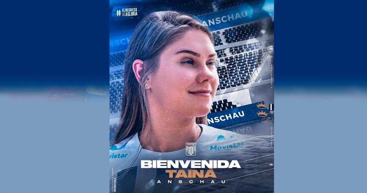 ¡Se hace más fuerte! Alianza Lima oficializó llegada de brasileña Tainá Anschau