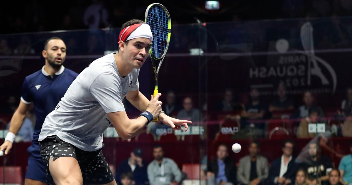 (VIDEO) Diego Elías venció a egipcio Soliman y avanzó a cuartos del 'París Squash 2024'