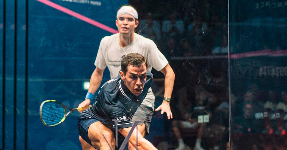 (VIDEO) Elías cayó ante el N°1 del mundo y quedó eliminado del 'París Squash 2024'