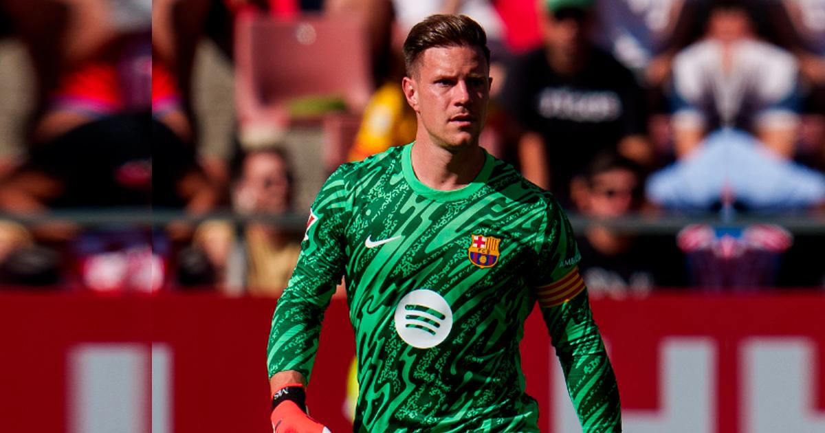 Marc Ter Stegen fue operado tras su rotura del tendón rotuliano de la rodilla derecha