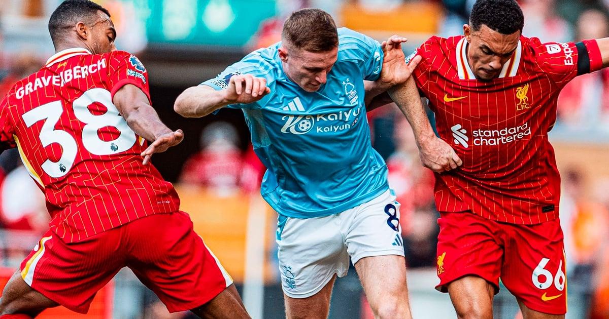 Liverpool cayó por 1-0 con Nottingham Forest y perdió el invicto en la Premier League