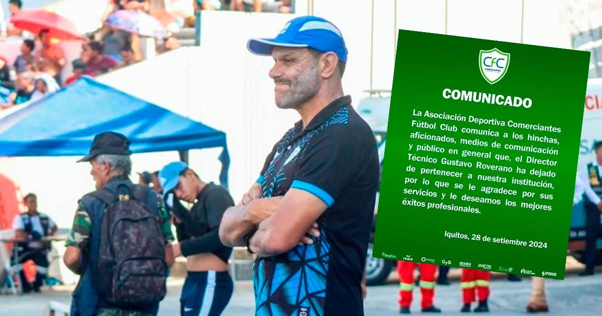 ¡Le bajaron el pulgar! Gustavo Roverano fue destituido en Comerciantes FC