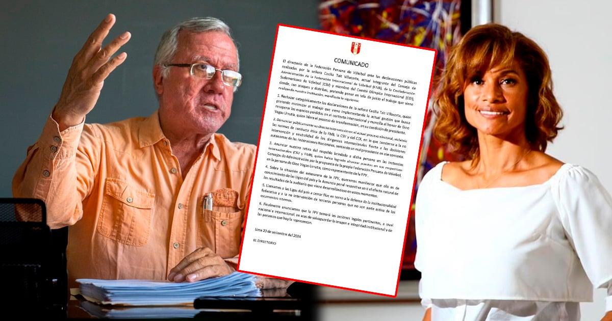 Federación Peruana de Voleibol se pronunció tras duras declaraciones de Cecilia Tait