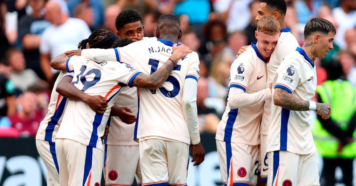 ¡No deja de festejar! Chelsea goleó de visita al West Ham United en Premier League
