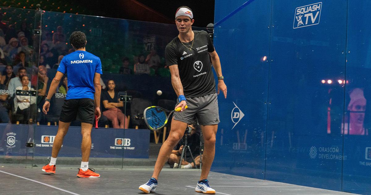 Diego Elías ya está en semifinales del Abierto de Egipto