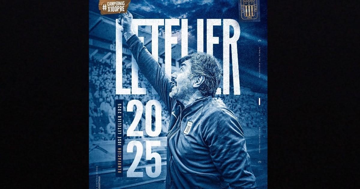 José Letelier renovó con Alianza Lima para el próximo año