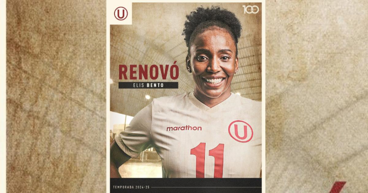 Elis Bento renovó con Universitario para disputar la Liga Nacional Superior de Vóley
