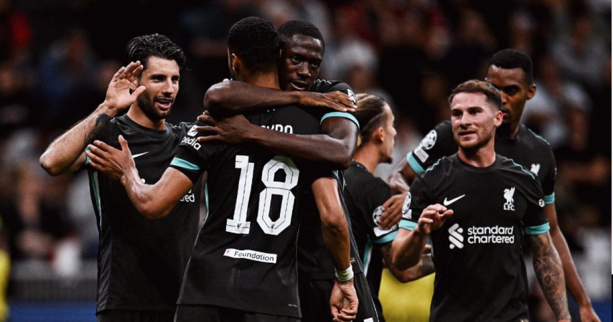 ¡Gran remontada! Liverpool derrotó a AC Milán en el debut de la Champions League