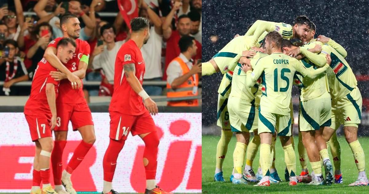 Turquía y Gales ganaron en la Liga B de la Nations League