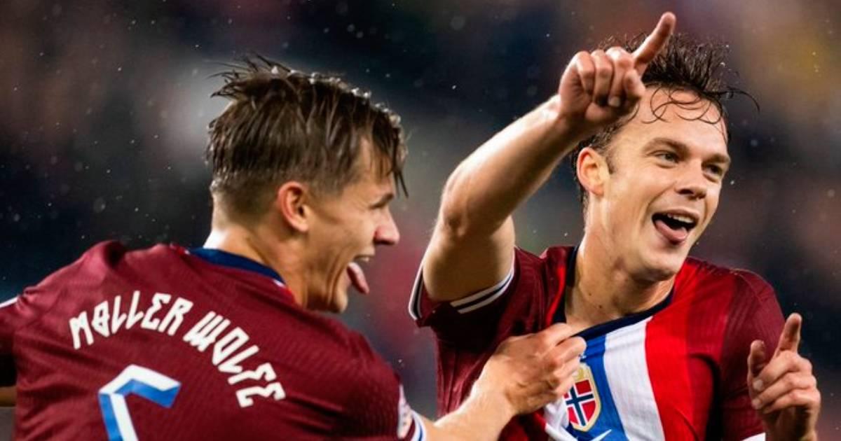 Con gol de Haaland, Noruega venció a Austria