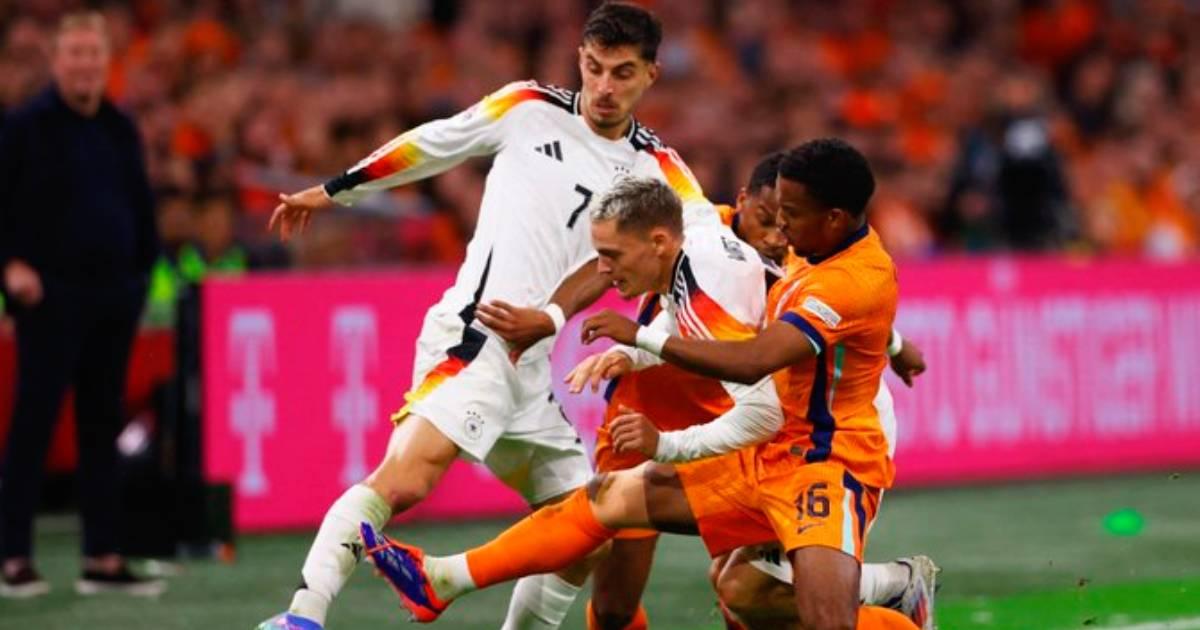 ¡Partidazo! Países Bajos igualó 2-2 con Alemania
