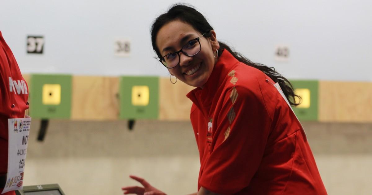 Tiradora peruana Emily Herrera impuso nuevo récord nacional