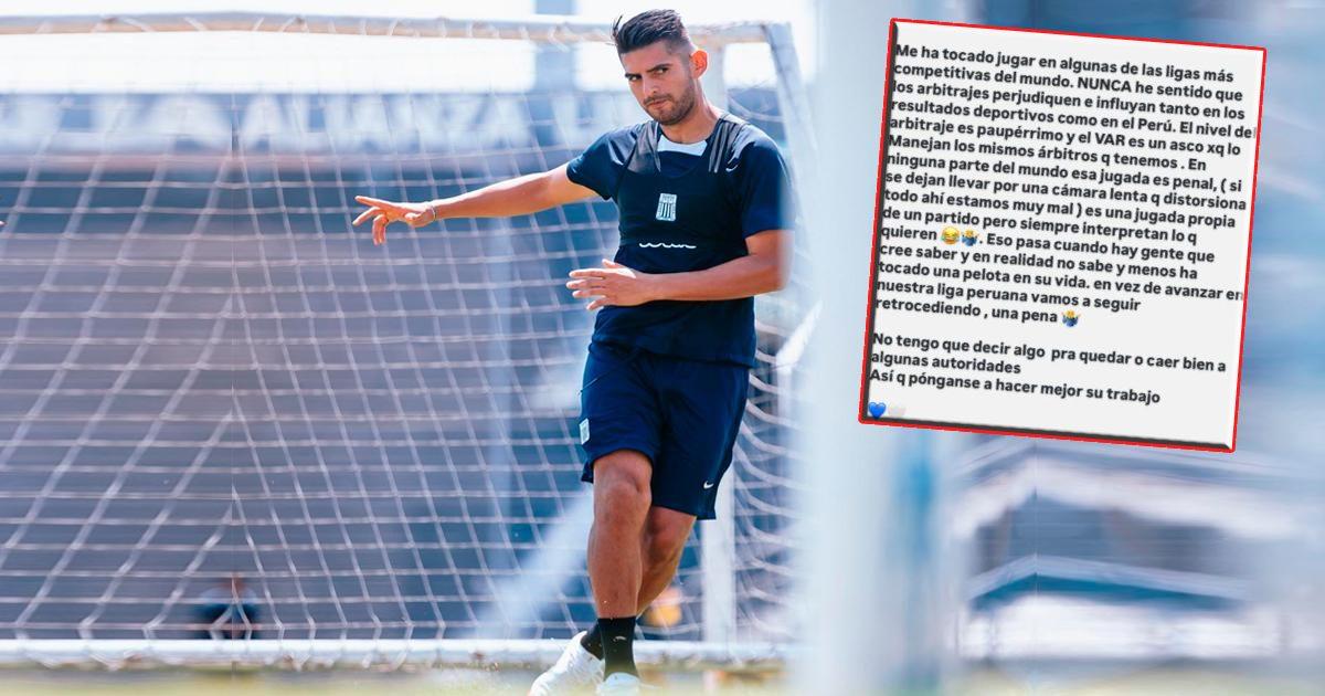   Zambrano criticó al arbitraje: "En ninguna parte del mundo esa jugada es penal"