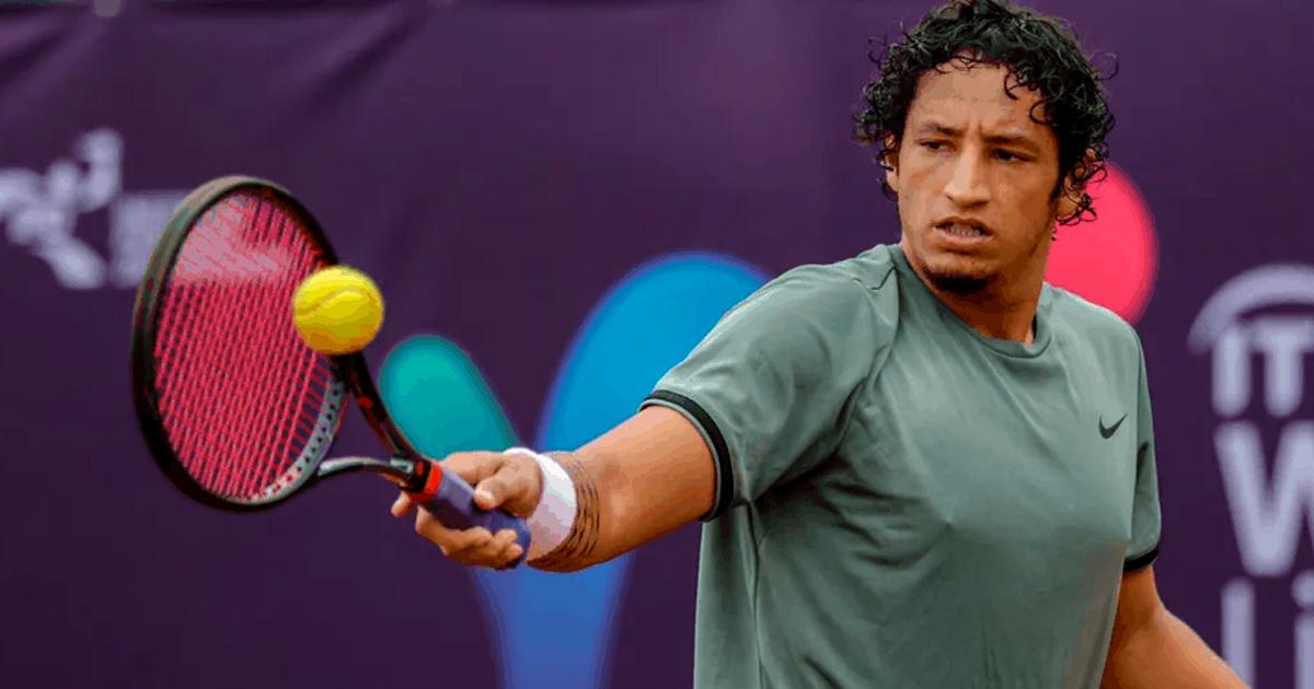 Arklon Huertas del Pino fue eliminado del Curitiba Challenger 