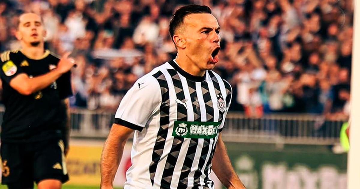 Con Grimaldo de suplentes, Partizan venció por 3-1 a  Čukarički por la liga serbia
