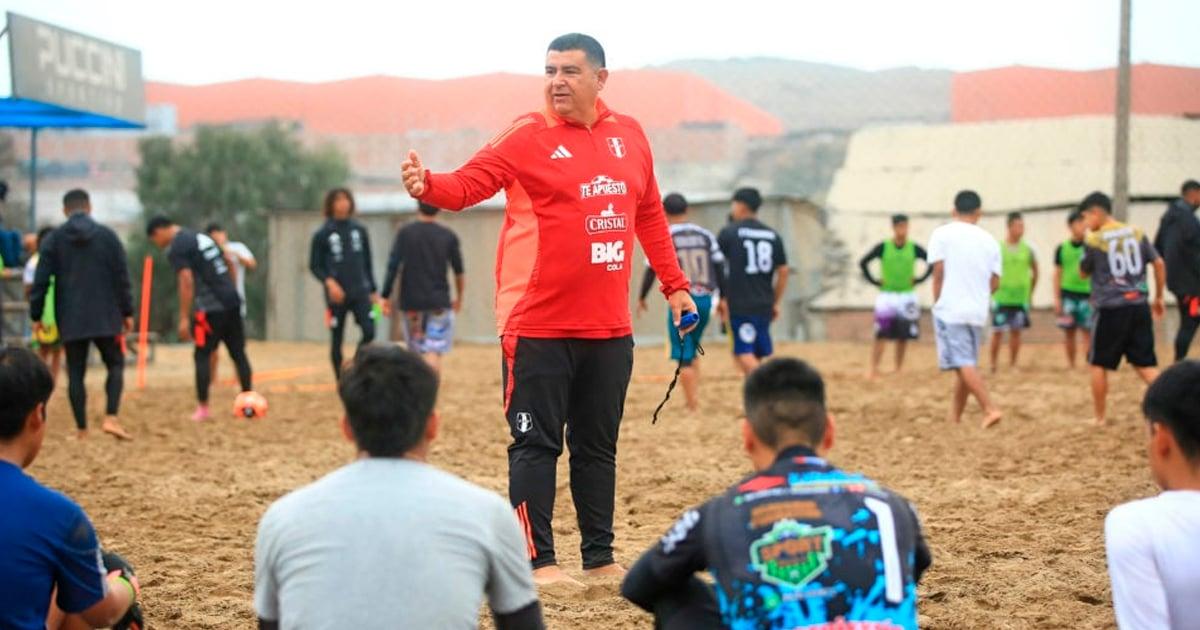 Castelo: "Valera es una gran bandera para nosotros en el fútbol playa"