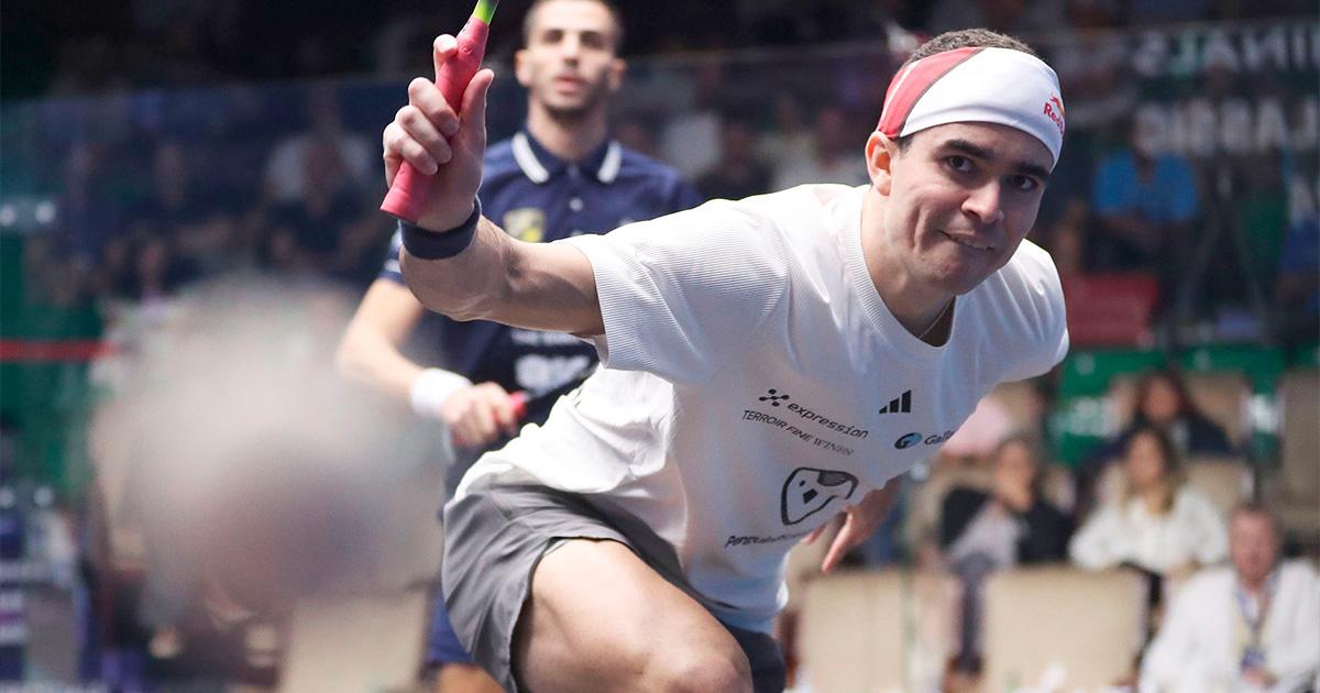 ¡A la final! Diego Elías venció a Ali Farag y jugará por el título del Qatar Classic