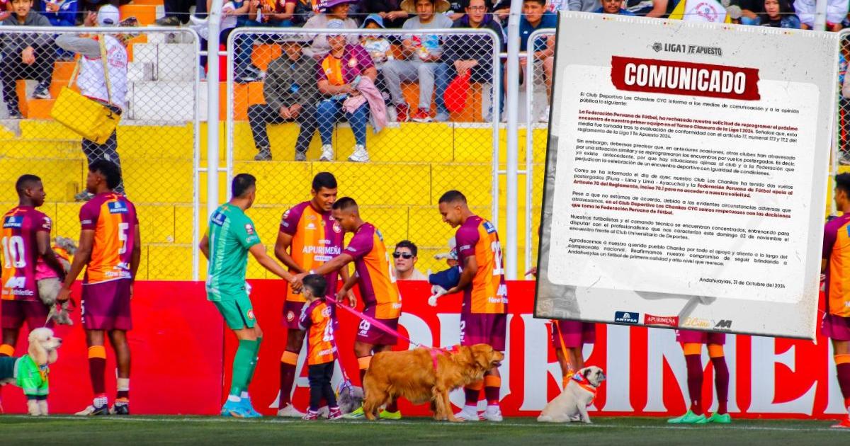 Los Chankas: "No estamos de acuerdo, pero somos respetuosos con las decisiones de la FPF"
