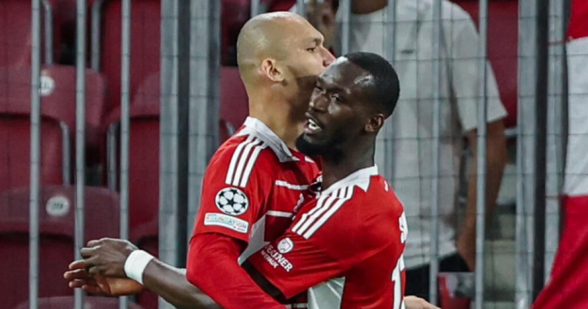 ¡Sorpresa! Brest aplastó a RB Salzburgo por la segunda fecha de la Champions League