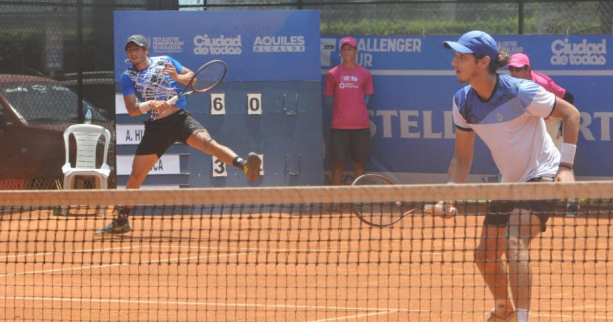 Hermanos Huertas del Pino fueron eliminados del Guayaquil Challenger
