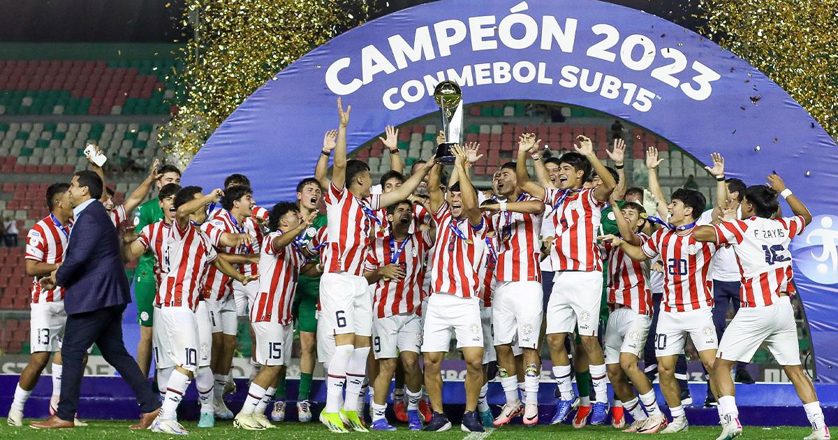 Paraguay se coronó campeón del Sudamericano Sub 15 tras vencer a Ecuador