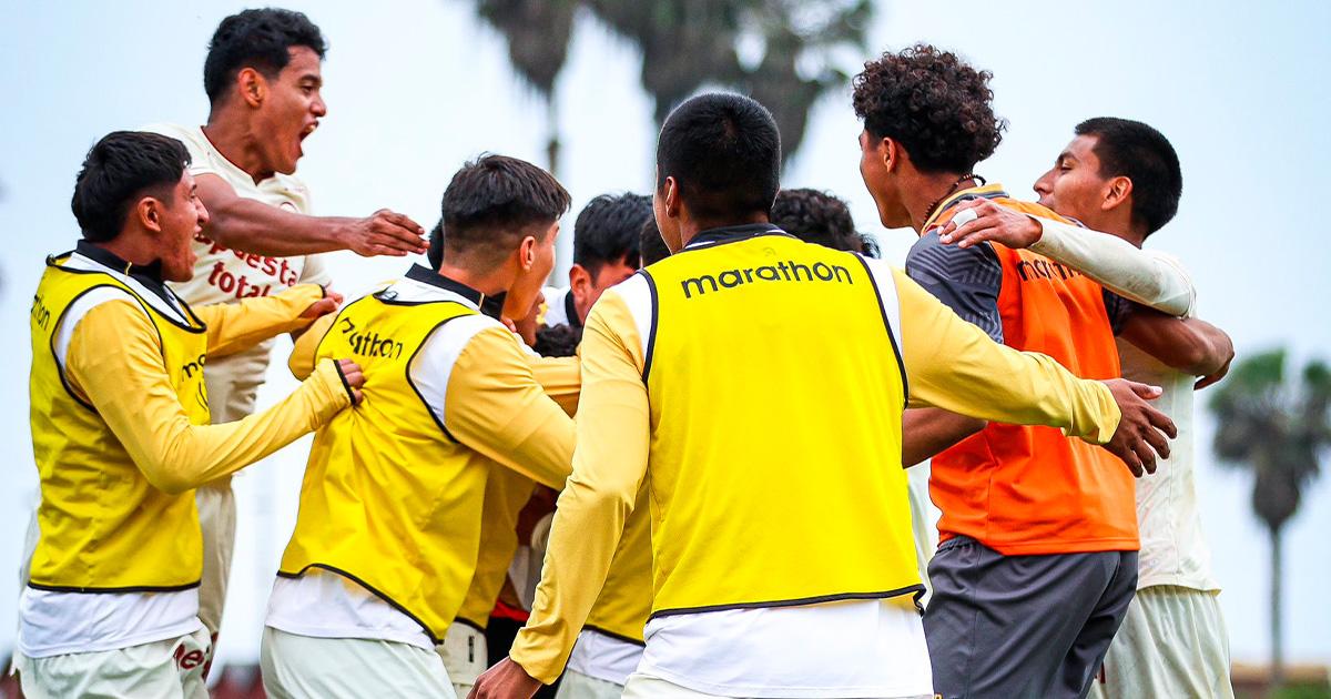 (FOTOS) Universitario goleó a Sport Huancayo y avanzó a 'semis' del Torneo de Reservas