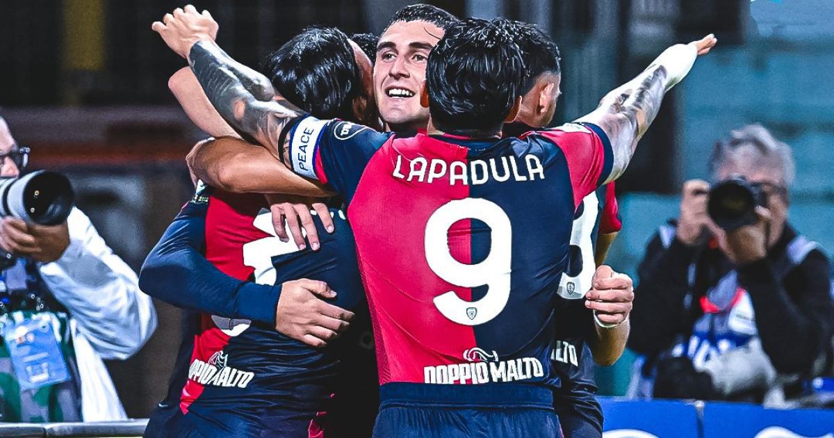 ¡Volvió el 'Bambino'! Lapadula ingresó en buen triunfo de Cagliari sobre Torino