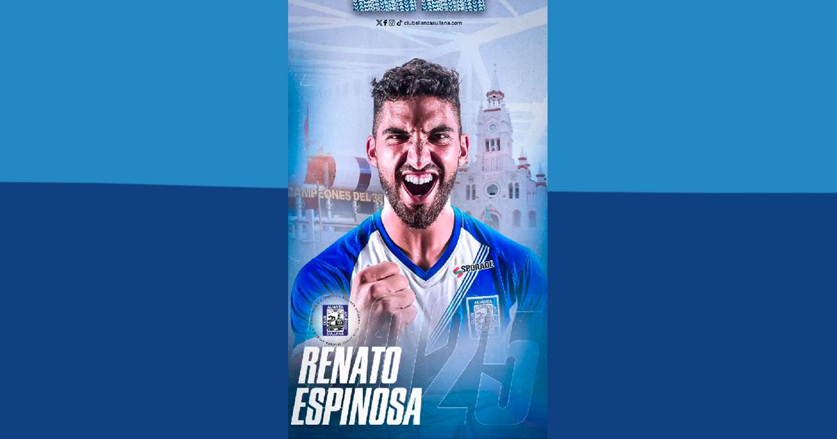 Renato Espinosa renovó su vínculo con Alianza Atlético por todo el 2025