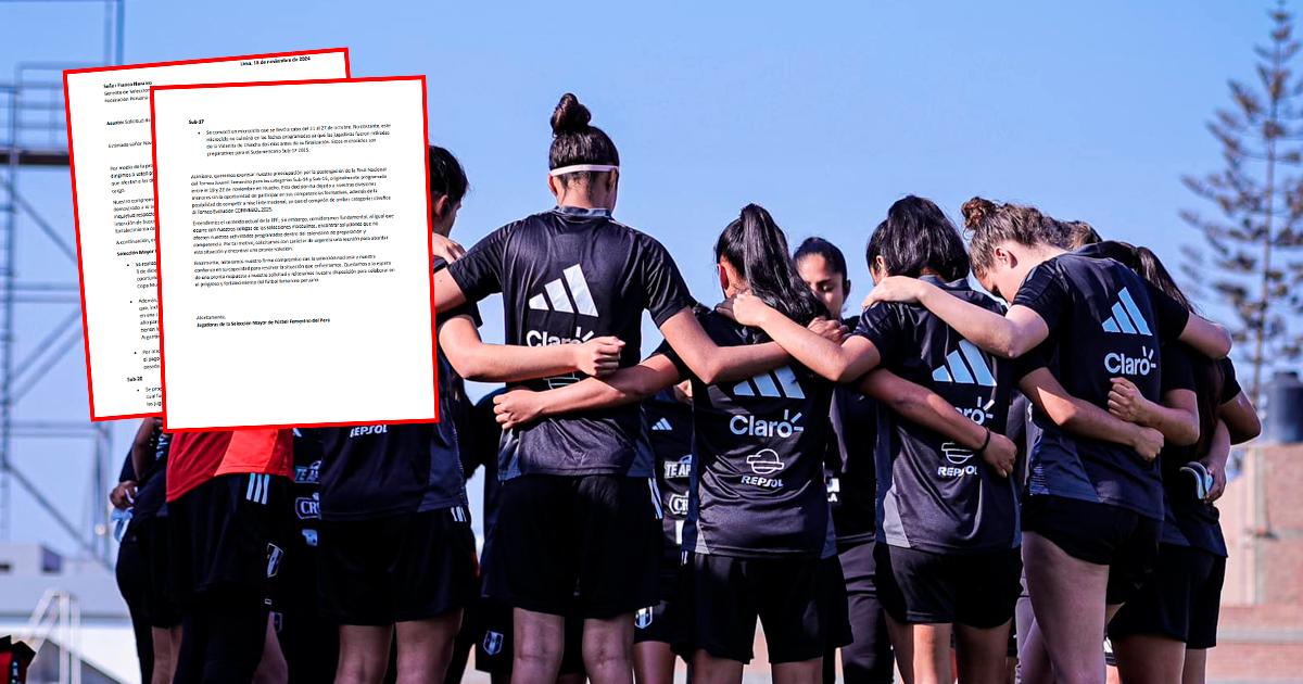 ¡No se callan nada! Jugadoras enviaron contundente carta a gerente de selecciones de FPF