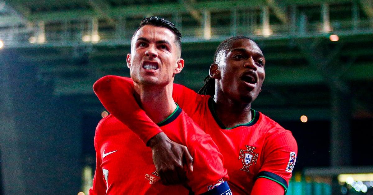 Con doblete de Cristiano Ronaldo, Portugal goleó a Polonia por la UEFA Nations League