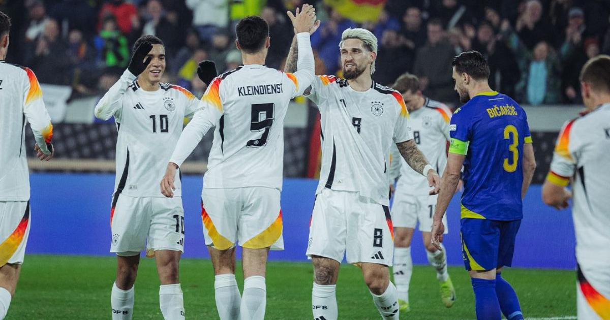 Alemania vapuleó 7-0 a Bosnia y avanzó en la UEFA Nations League