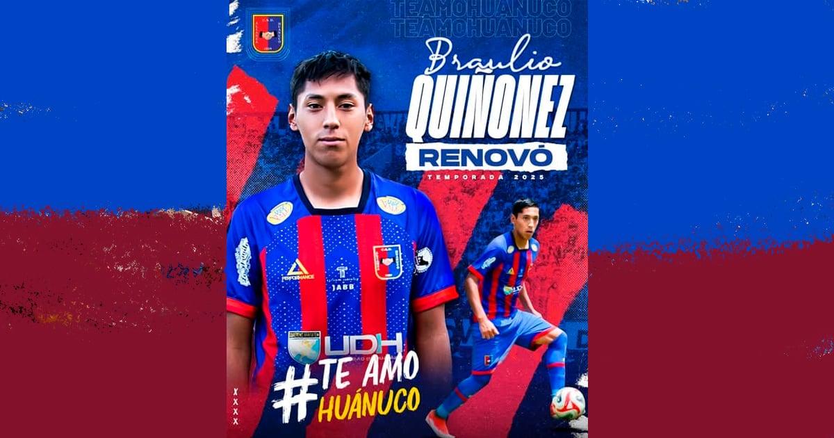 ¡Uno más que se queda! Braulio Quiñonez renovó con Alianza UDH
