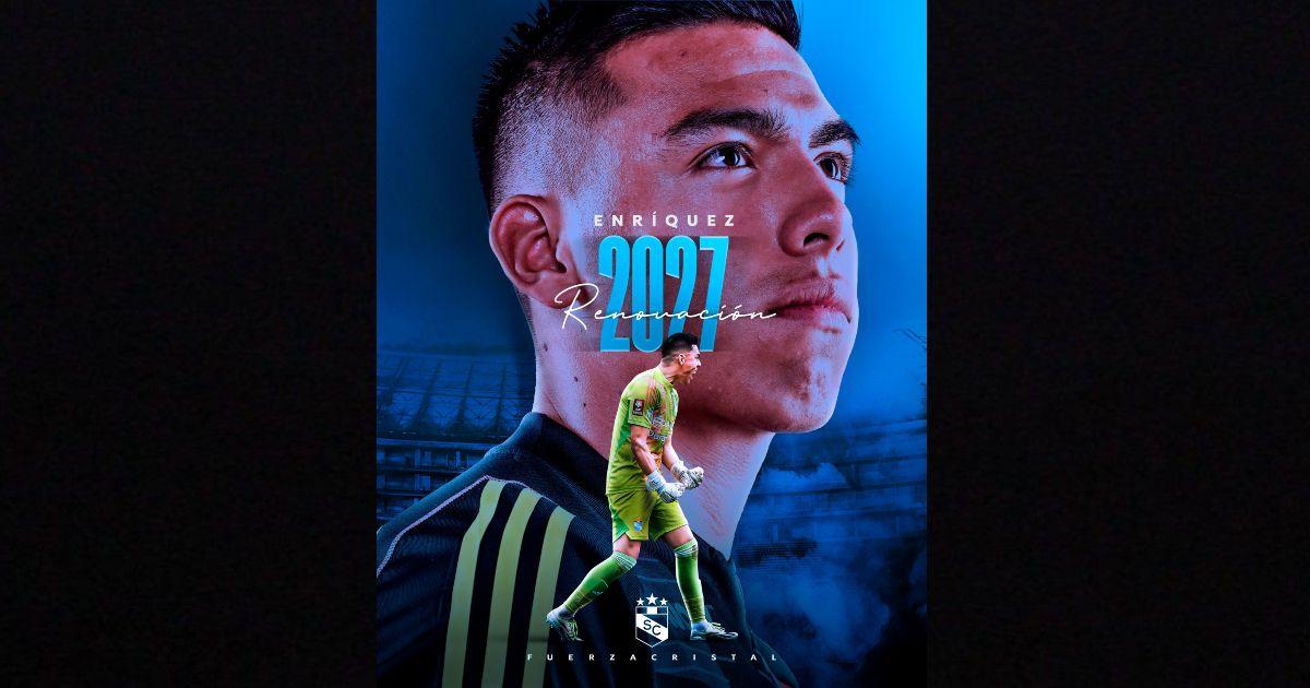 Diego Enríquez renovó con Sporting Cristal hasta 2027