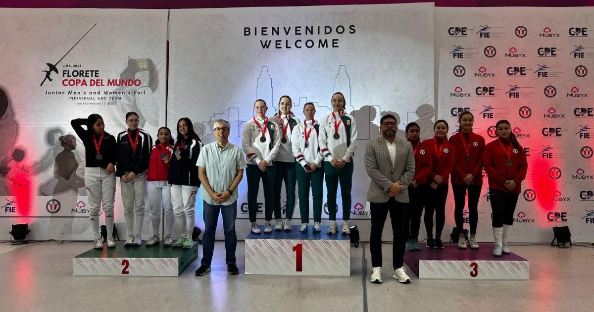 Esgrima peruana consiguió dos medallas en Copa del Mundo de Florete Junior