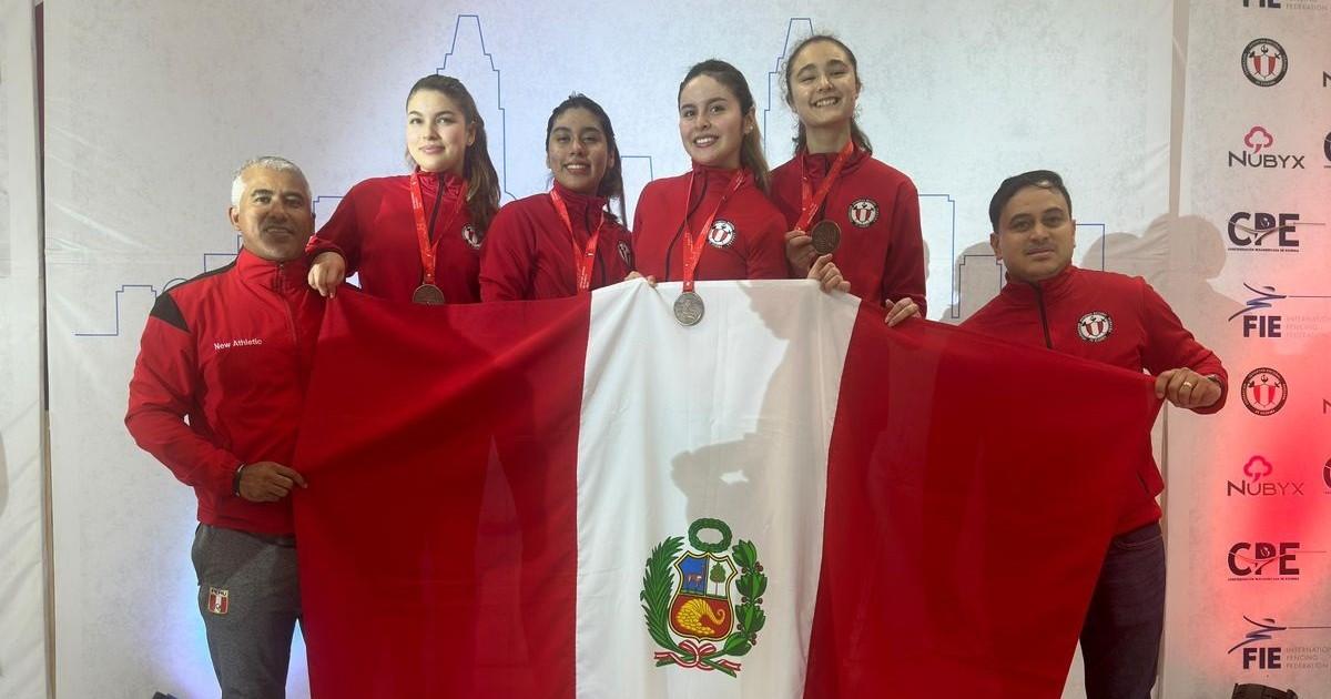 Esgrima peruana consiguió dos medallas en Copa del Mundo de Florete Junior