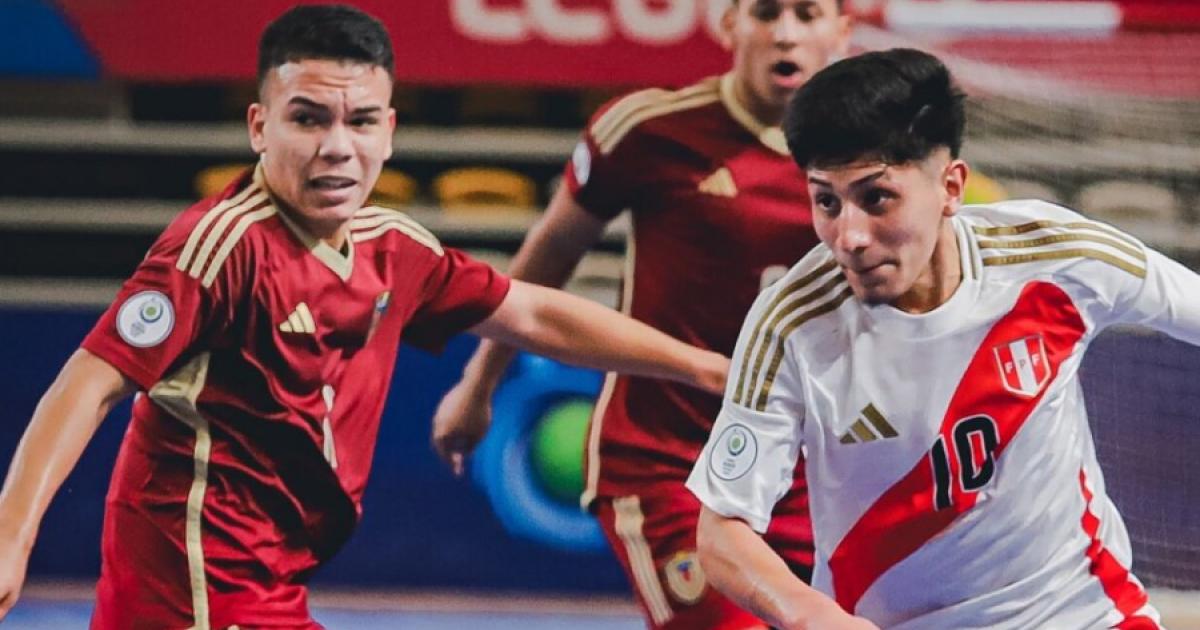 Perú se quedó con el sexto puesto del Sudamericano Sub20 de futsal tras caer con Venezuela
